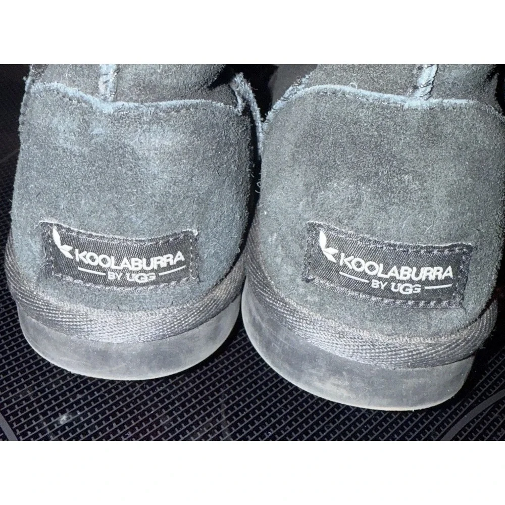 Koolaburra By Ugg‎ Size 4 Black Suede With Black Sherpa